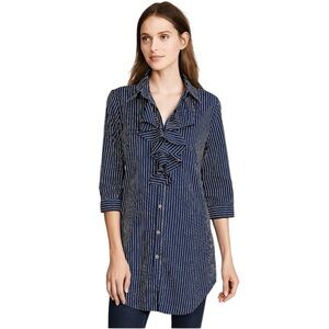 Lauren Jeans Co ruffle shirt dress size XS